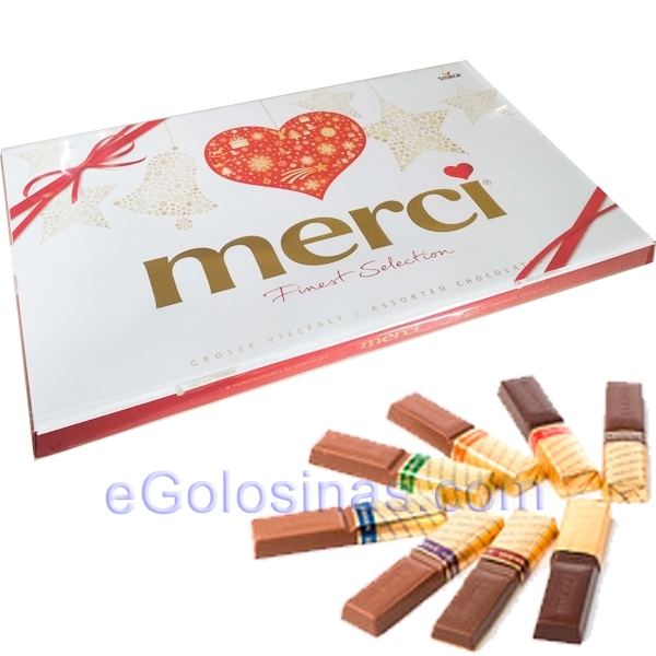 CAJA BOMBONES PETITS MERCI ROJO 400gr CAJA BOMBONES PETITS MERCI ROJO 400gr