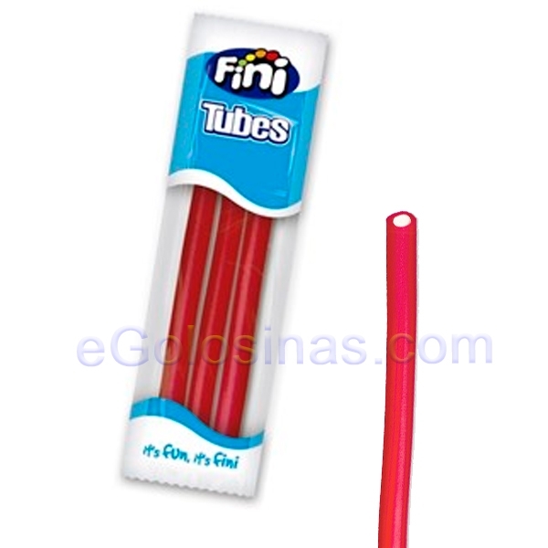 FINI TUBES RELLENITOS BRILLO FRESA 50uds FINI TUBES RELLENITOS BRILLO FRESA 50uds