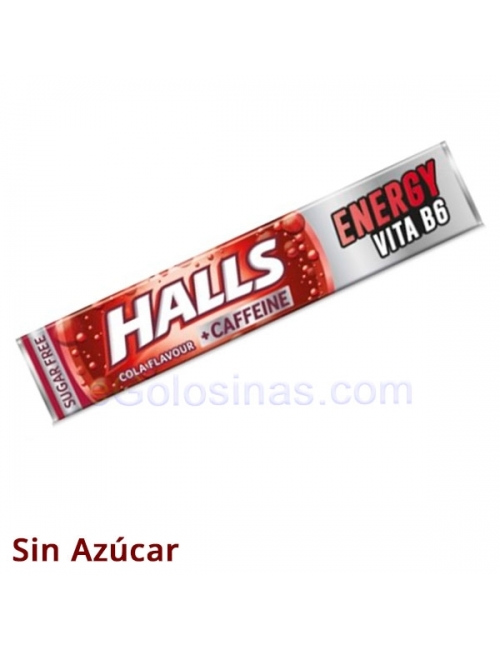 HALLS COLA ENERGY VITA B6 sin azúcar 20uds