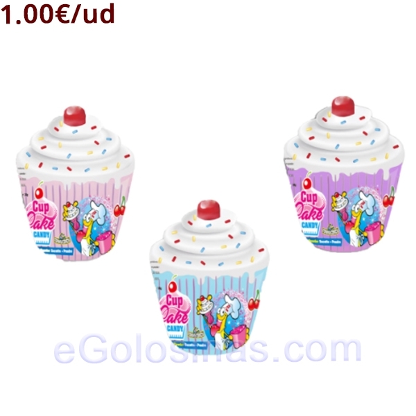 CUP CAKE CANDY CARAMELO + PICA PICA 40gr 12uds CUP CAKE CANDY CARAMELO + PICA PICA 40gr 12uds