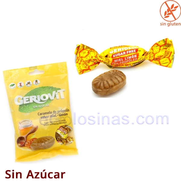 GERIOVIT MIEL LIMON PROPOLIS sin azúcar 72 Bolsitas 75gr GERIOVIT MIEL LIMON PROPOLIS sin azúcar 72 Bolsitas 75gr