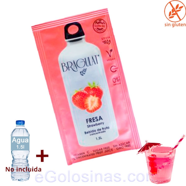 SOBRES FRESA BEBIDA SOLUBLE 15uds BRAGULAT SOBRES FRESA BEBIDA SOLUBLE 15uds BRAGULAT