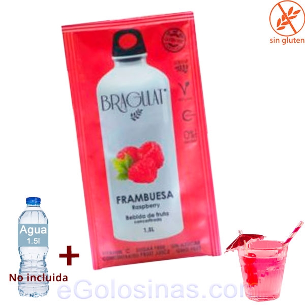 SOBRES FRAMBUESA BEBIDA SOLUBLE 15uds BRAGULAT SOBRES FRAMBUESA BEBIDA SOLUBLE 15uds BRAGULAT
