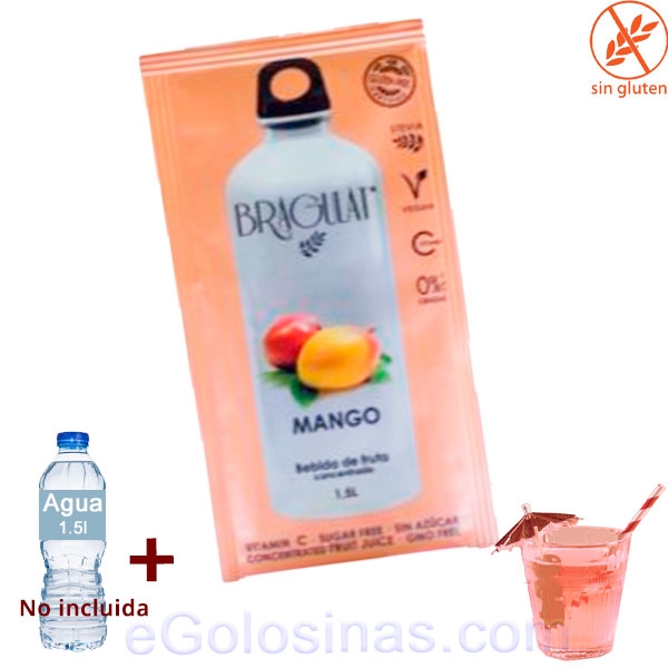 SOBRES MANGO BEBIDA SOLUBLE 15uds BRAGULAT SOBRES MANGO BEBIDA SOLUBLE 15uds BRAGULAT