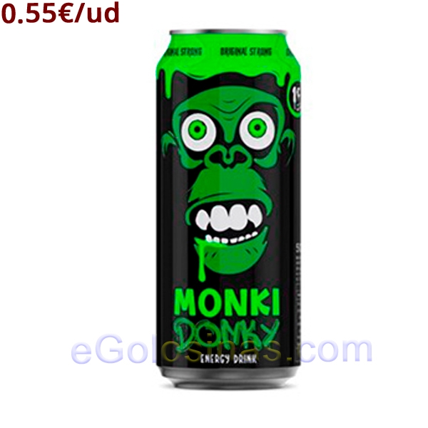 BEBIDA ENERGÉTICA MONKI DONKY ORIGINAL 25CL 24UDS BEBIDA ENERGÉTICA MONKI DONKY ORIGINAL 25CL 24UDS