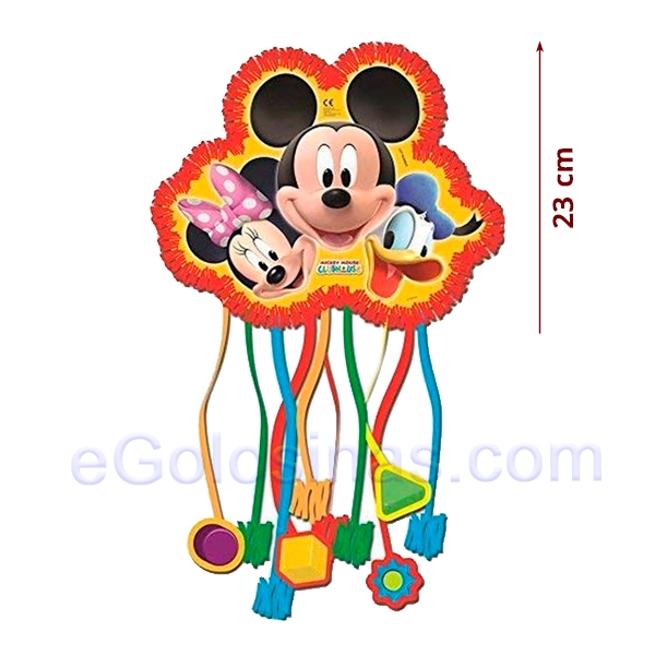 PIÑATA PEQUEÑA MICKEY CLUBHOUSE 23x28cm PIÑATA PEQUEÑA MICKEY CLUBHOUSE 23x28cm