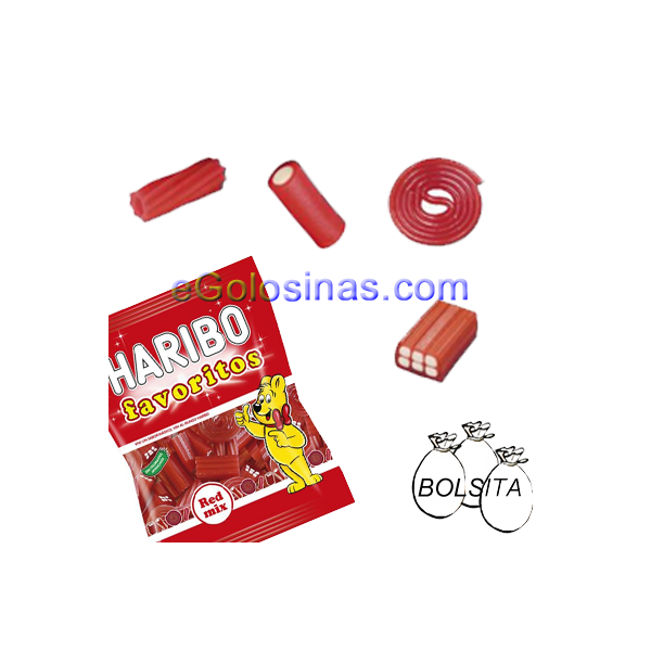 FAVORITOS RED MIX 18 Bolsitas de 90gr HARIBO FAVORITOS RED MIX 18 Bolsitas de 90gr HARIBO