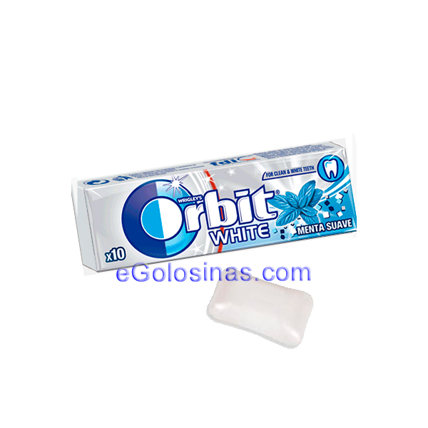 ORBIT WHITE GRAGEA sabor MENTA SUAVE 30uds. Sin Azucar ORBIT WHITE GRAGEA sabor MENTA SUAVE 30uds. Sin Azucar