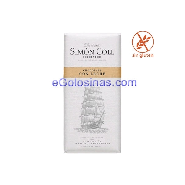 CHOCOLATE LECHE 85gr de SIMON COLL 10uds CHOCOLATE LECHE 85gr de SIMON COLL 10uds