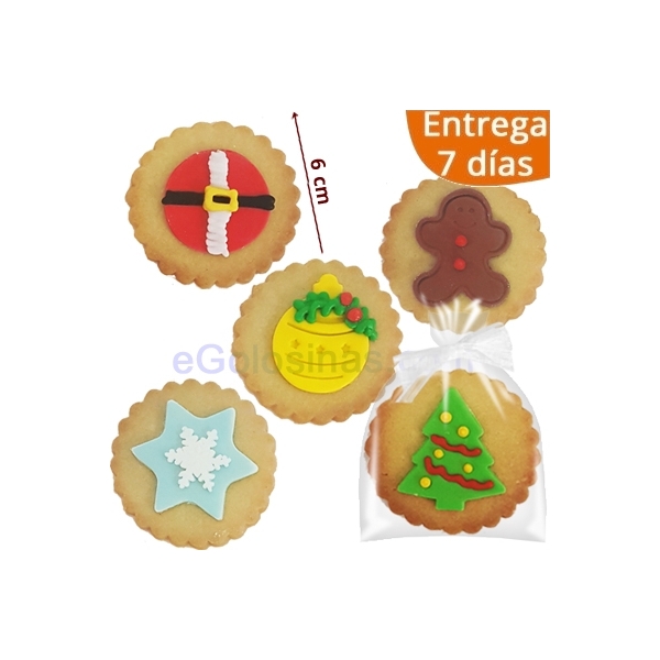 GALLETAS NAVIDAD SURTIDAS 6cm GALLETAS NAVIDAD SURTIDAS 6cm
