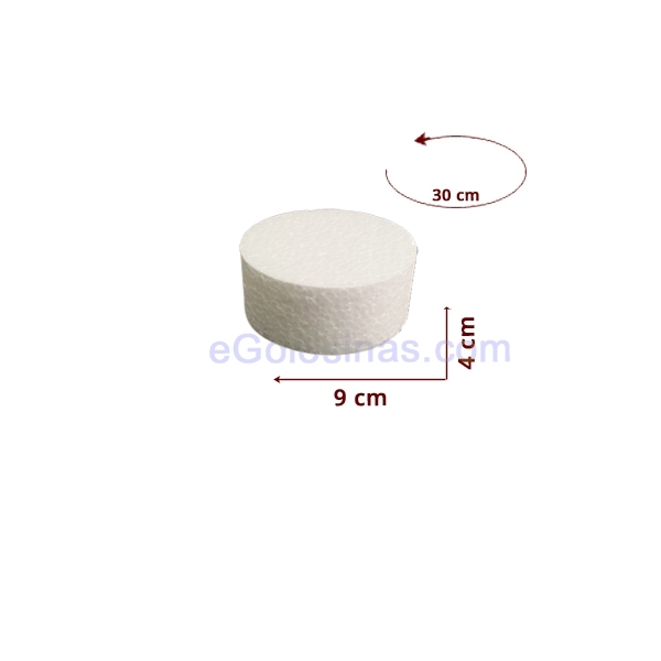 POREXPAN REDONDO MINI 9 cm 1uds POREXPAN REDONDO MINI 9 cm 1uds