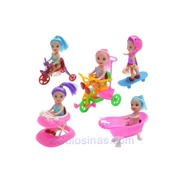 MUÑECAS HAPPY DOLLS 6uds MUÑECAS HAPPY DOLLS 6uds