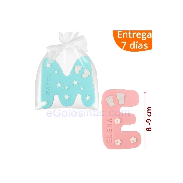 GALLETA LETRA NOMBRE BAUTIZO personalizada GALLETA LETRA NOMBRE BAUTIZO personalizada